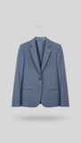 Blazer urbano alfaiatado azul ardósia